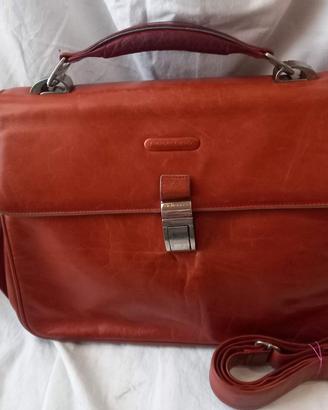 borsa da lavoro Piquadro in pelle 