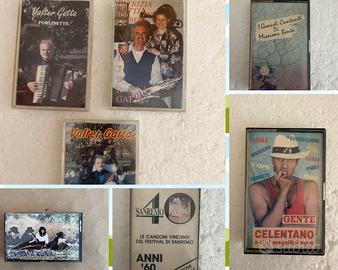 Lotto 7 Musicassette Originali Celentano Sanremo