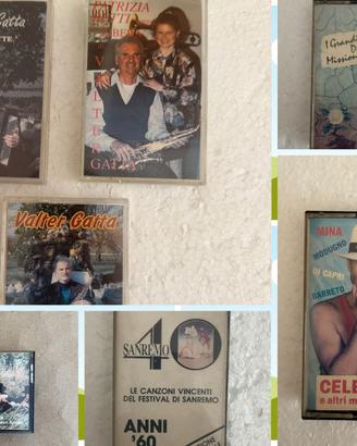 Lotto 7 Musicassette Originali Celentano Sanremo