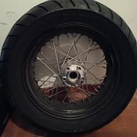 parafango e cerchio posteriori Harley Davidson