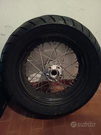 parafango e cerchio posteriori Harley Davidson