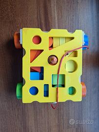 Carretto con costruzioni