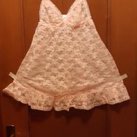 baby doll trasparente rosa H&M