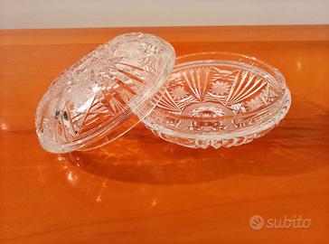 Centrotavola Porta Bon Bon in cristallo 