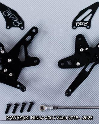 Pedane arretrate KAWASAKI NINJA 400 Z400 2018 2023