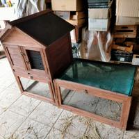 Casetta gabbia per conigli