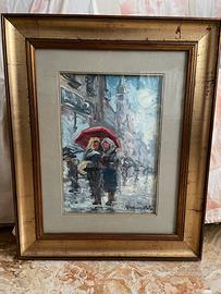 Quadro olio su tela Radamez Rota - 35x25