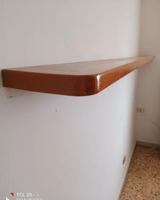 Mensola in legno massello lunga cm 265