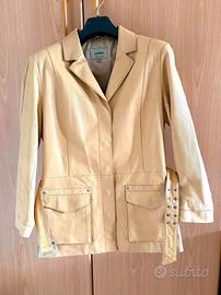 Giacca donna vintage in VERA PELLE Conbipel tg. 46