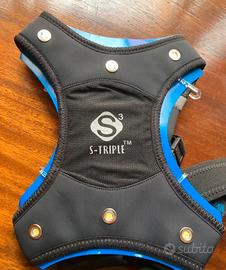 Gilet di  sicurezza con led  x sport nuovo