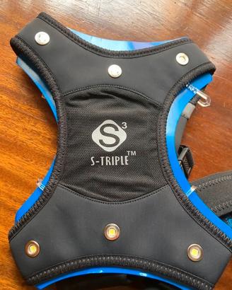 Gilet di  sicurezza con led  x sport nuovo