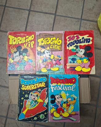 Lotto 5 fumetti topolino I classici walt disney