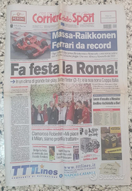 Corriere dello Sport finale Coppa Italia 2007-08