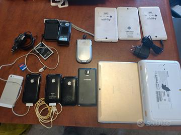 Lotto Elettronica Vintage con Cavi: iPhone, Tablet