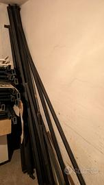 Intelaiatura ferro per copri roulotte a incastri