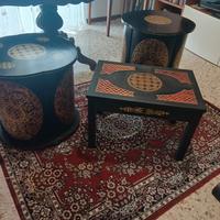 tavolini stile boulle