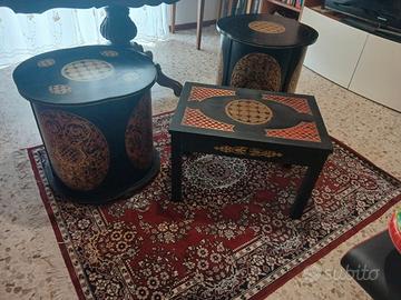 tavolini stile boulle