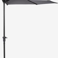 Ombrellone da balcone grigio nuovo