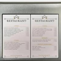 Espositore Porta menu Acciaio inox 2 Fogli A4