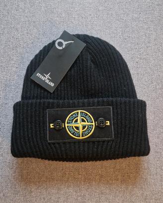 berretto stone island nero taglia unica 