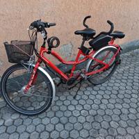 tandem corto bi- bici elettrico