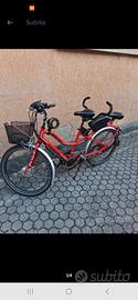 tandem corto bi- bici elettrico