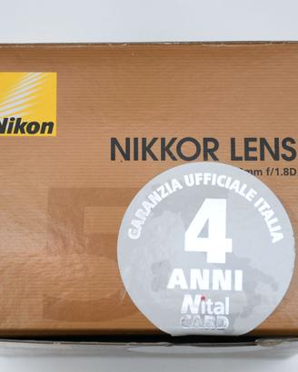 Obbiettivo Nikon AF NIKKOR 50 mm. 1:1.8 D