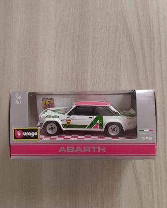 Macchinina Fiat 131 Abarth Burago Rally 1/43