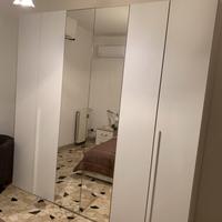 Armadio bianco 2 specchi