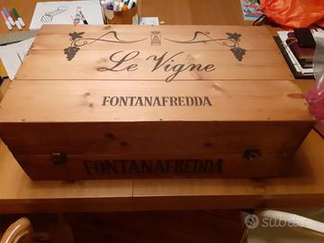 Cassa di legno per decoupage