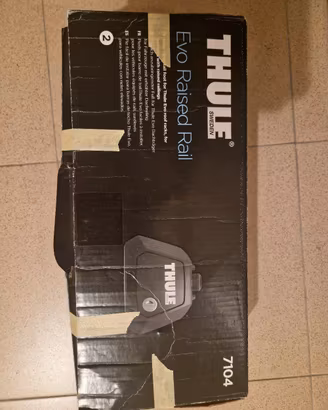2 barre portatutto Thule wingbar con agganci evo