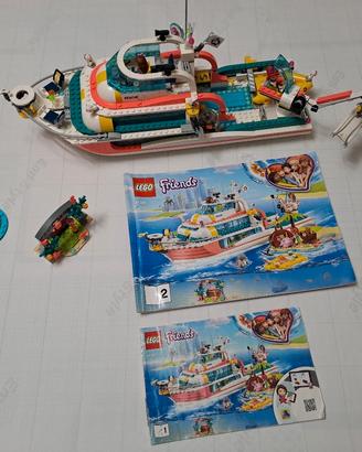 motoscafo di salvataggio lego frieds