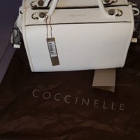 Bauletto pelle bianco Coccinelle