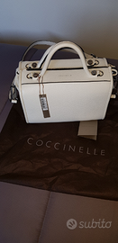 Bauletto pelle bianco Coccinelle