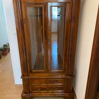 Fuciliera in legno 6 posti più due cassettiere