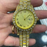 Orologio oro e strass
