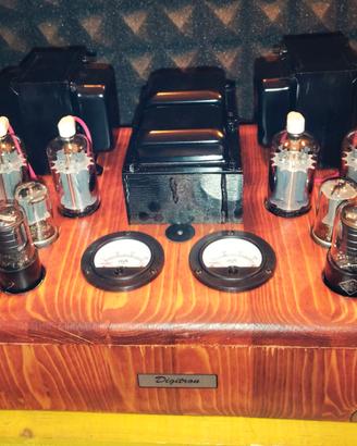 Amplificatore finale stereo hi-fi a valvole