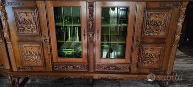 Vetrina mobile sala da pranzo vintage 