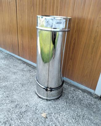 TUBO PER STUFA A LEGNA INOX 130 180 