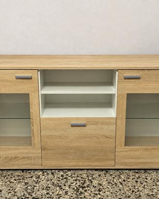 credenza moderno rovere chiaro