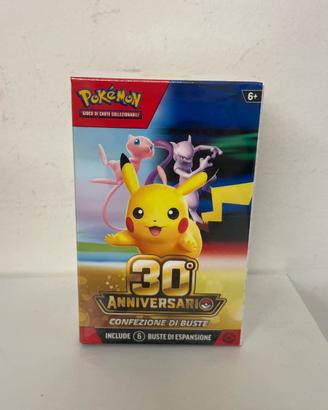Pokémon 30 Anniversario Bundle 6 Buste Sigillato
