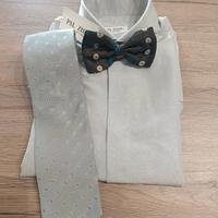 set completo di Camicia e papillon e cravatta