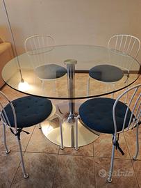 Tavolo in  vetro Calligaris