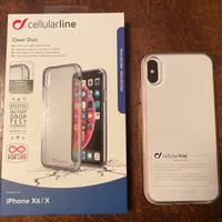 Cover cellularline Clear Duo - iPhone XS/X