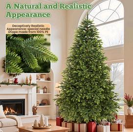 Albero di Natale Artificiale 100% PE 195 cm 4066 P