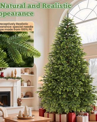 Albero di Natale Artificiale 100% PE 195 cm 4066 P