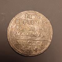 Moneta 1 Baiocco 1801 stato pontificio