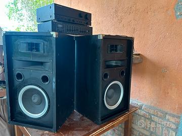Casse acustiche amplificatore /equalizzatore