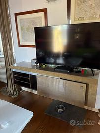 Mobile TV sospeso artigianale 180 cm