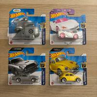 Lotto 4 hot wheels di vari film